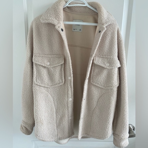 Abercrombie Sherpa Shirt Jacket XS - Picture 2 of 6